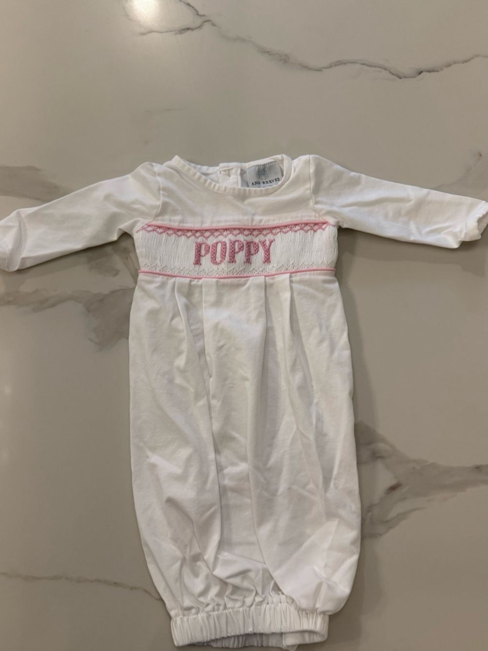 Poppy Newborn Ann Reeves Baby Gown